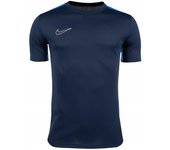 Nike Camiseta de entrenamiento Academy 23, con Tecnología Dri-FIT, para Hombre, Negro, Azul Marino y Azul Claro