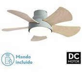 FABRILAMP Ventilador 25W DC Verde Gregario 5 Aspas Reversibles