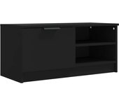 vidaXL Mueble de TV madera contrachapada 80x35x36,5 cm, Mueble de Salon, Mueble TV, Mueble TV salon, Mesa de TV, Mueble tele