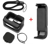 Flip Battery Side Cover for GoPro Hero 12 11 10 9 Black Removable Battery Door Lid Charging Case Port for Go Pro 9 Accessories