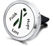 Refillable Car Air Freshener Smell Perfume Diffuser Clip Auto Vent Essential Oil Stainless Steel Locket Interior Accessories