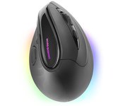 Mars Gaming - MM-SK, Ratón Gaming Inalámbrico Vertical, Diseño Ergonómico, Iluminación RGB Chroma, Sensor Óptico Pixart 8 - MMSK MMSK