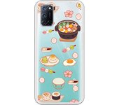 Funda original compatible con Oppo A52/A72/A92 - Patron comida asiatica