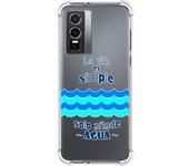 Funda Silicona Antigolpes para Vivo Y76 5G diseño Agua Dibujos
