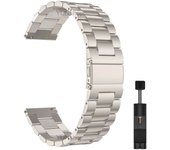 20mm 22mm Solid Stainless Steel Strap For Samsung Galaxy Watch 6 5 4 5pro Classic Band Huawei GT 2 3 4 Amazfit Xiaomi WatchBand