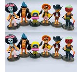 6pcs/set Anime One Piece Figure Action PVC Model Luffy New Action Collectible Decorations Doll Children Toys For birthday Gift