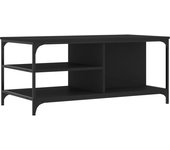 vidaXL Mesa de centro madera contrachapada 100x50x45 cm Negro, Roble Sonoma, Roble ahumado Mesita de Salón o Comedor o Auxiliar Mesa de Café Meuble Salón