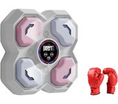 Máquina de boxeo montada en la comparación con objetivo de boxeo electrónico montado en la música para niños y niños, Equipo de Boxeo, equipo de ejercicio con objetivo de boxeo ZP