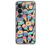 Funda Silicona Antigolpes para Vivo V29 5G diseño Dulces 02 Dibujos