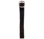 CORREA ESPUELA INGLESA HH NYLON GRUESA NEGRO CON HEBILLA (PAR)