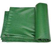 Lona gruesa ultrarresistente para troncos verde - Lona protectora de 3m x 4m