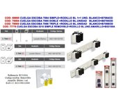 Brinox cuelga escoba simple rodillo amarillo (blister 1 ud) 5310