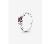 Pandora - Anillo Rosa de La Bella y La Bestia de Disney - Plata de Lei