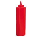 MONOUSO | Peras para Salsas Plástico Rojo 720ml (6 Uds)