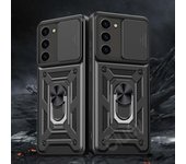 Shockproof Armor Case For Samsung Galaxy S23 S24 Ultra S22 S21 Plus S23FE Note20 Ultra  Car Magnetic Holder Ring Protect Cover
