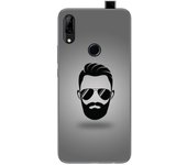 Tumundosmartphone Funda Gel Tpu para Huawei P Smart Z diseño Barba Dibujos