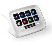 Elgato Stream Deck Neo – 8 teclas personalizables, 2 Touch Points, vuela por tus tareas y procesos - Controla Word, Excel, PowerPoint, Teams, Zoom, Spotify, etc. Configuración sencilla - Para Mac y PC