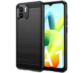 Funda Silicona FAMZ para Xiaomi Redmi A1, Alta Protección y Fibra de Carbono