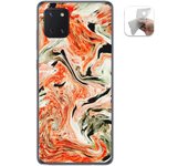 Tumundosmartphone Funda Gel Tpu para Samsung Galaxy Note 10 Lite diseño Mármol 12 Dibujos