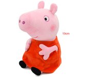 Peppa Pig Plush Pig Kids Toys High Quality 19CM Pet Dinosaur Teddy Bear Soft Stuffed Anime Figure Doll Children's Birthday Gifts