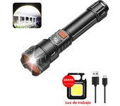 Multifunctional Powerful LED Flashlight Long-range Olight Telescopic Zoom Torch USB Rechargeable Outdoor Hiking Fishing Lantern