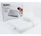 Manta Eléctrica Silvano, Calientacamas Eléctrico, Tamaño  160x140cm, 2 x 60 W, Sistema Protección con el Sobrecalentamiento, Incluye 2 Mandos, Lavable a Máquina, para Sofá, Cama