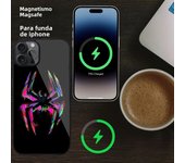 S-Spiderman LOGO Phone Case For iPhone Magesafe Magnetic  15 Pro 11 Mini 12 13 14 Max Plus Shell