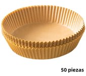 50/100Pcs Air Fryer Disposable Paper Liner Non-Stick Barbecue Plate Round Oven Pan Pad  For 16cm Air Fryer Micro-Wave