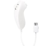 Mando Nunchuck para Wii, color blanco, 1 unidad