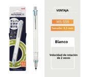 Japan UNI KURA TOGA Mechanical Pencil 0.5mm  Automatic Rotation Drawing Special Pencil M5-559 Stationery Cute School Supplies