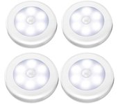 Luz LED 4PACK con Pilas Pir Sensor de Movimiento