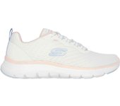 Zapatillas Skechers Flex Appeal 5.0 para mujer en color blanco