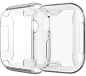 Clear Case for Apple Watch 45mm 41mm 44mm 40mm Screen Protector Full Cover TPU Bumper IWatch Series 8 7 SE 6 5 4 Accessories