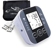 Tensiómetro de Brazo Digital con Pantalla LCD Grande，Medidor Automático De Presión Arterial Para La Parte Superior Del Brazo, Con Voz , M2 Tec