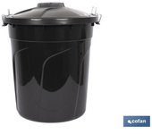 Cubo basura asas metálicas 50 l