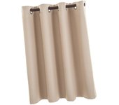 6 Colors and 2 Sizes Available, Blackout Ring Top Half Curtain Window Tiers Valance Sheer Voile Cafe Kitchen
