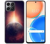 Funda Silicona para Huawei Honor X8 diseño Tierra Dibujos