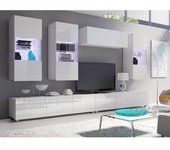 Conjunto de salón Providence B109 , Muebles ES, Aglomerado laminado, Con mesa de tv, 300 x 43cm