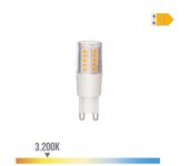 EDM BOMBILLA G9 LED 5.5W 650LM LUZ CÁLIDA Ø1,8X5,4CM BASE CERÁMICA - 98927 G9 Iluminación Interior Bombillas Led