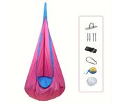 1pc Cozy Swing Pod Chair Hammock Durable Air Cushion Adjustable Rope Comfortable Seat Nest for Relaxation Indoor and Outdoor Use