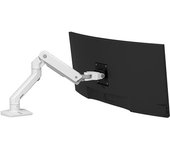 Soporte de mesa con brazo para monitor Ergotron HX para un monitor de hasta 106,68 cm 42 pulgadas blanco