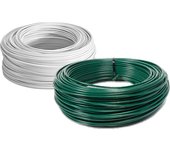 Orework Alambre Plastificado Verde 100m Ø 1,7mm - Resistente a la Corrosión