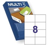 Etiquetas Adhesivas Apli Multi3 10530/ 105 x 74mm/ 500 Hojas