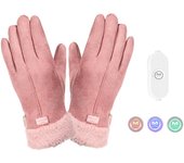 Heated Gloves Usb Rechargeable Battery Heating Gloves For Women Ladies Warming Gloves