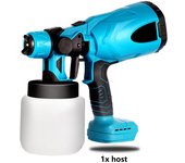 800ML Electric Spray Gun Cordless Paint Sprayer Auto Furniture Steel Coating Airbrush Easy Paint Sprayer for Makita 18V Battery