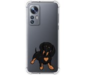 Funda Silicona Antigolpes para Xiaomi 12 / 12X 5G diseño Perros 04 Dibujos