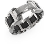 Guess Anillo Hombre Montecarlo De  Plateado Talla Europea 62 Talla España