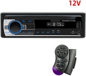 PORCHEDDU BQCC-REPRODUCTOR MP3 Digital para Coche, FM Radio, Estéreo Audio, música, USB/SD, entrada Auxiliar en El Tablero, 1 DIN, Bluetooth