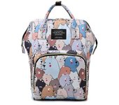 Bolsa de mano multición resistant al agua para el cuidado del bebé, de gran capacidad cambiador de pañales, bolsas de pañal, mochila de viaje