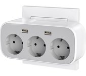 Enchufe De Pared Con 3 Salidas De Corriente Cíclica Y 2 Puertos USB Adaptador Eléctrico Estripado Múltiple Cargador Rápido Para Viajes Y Hogar